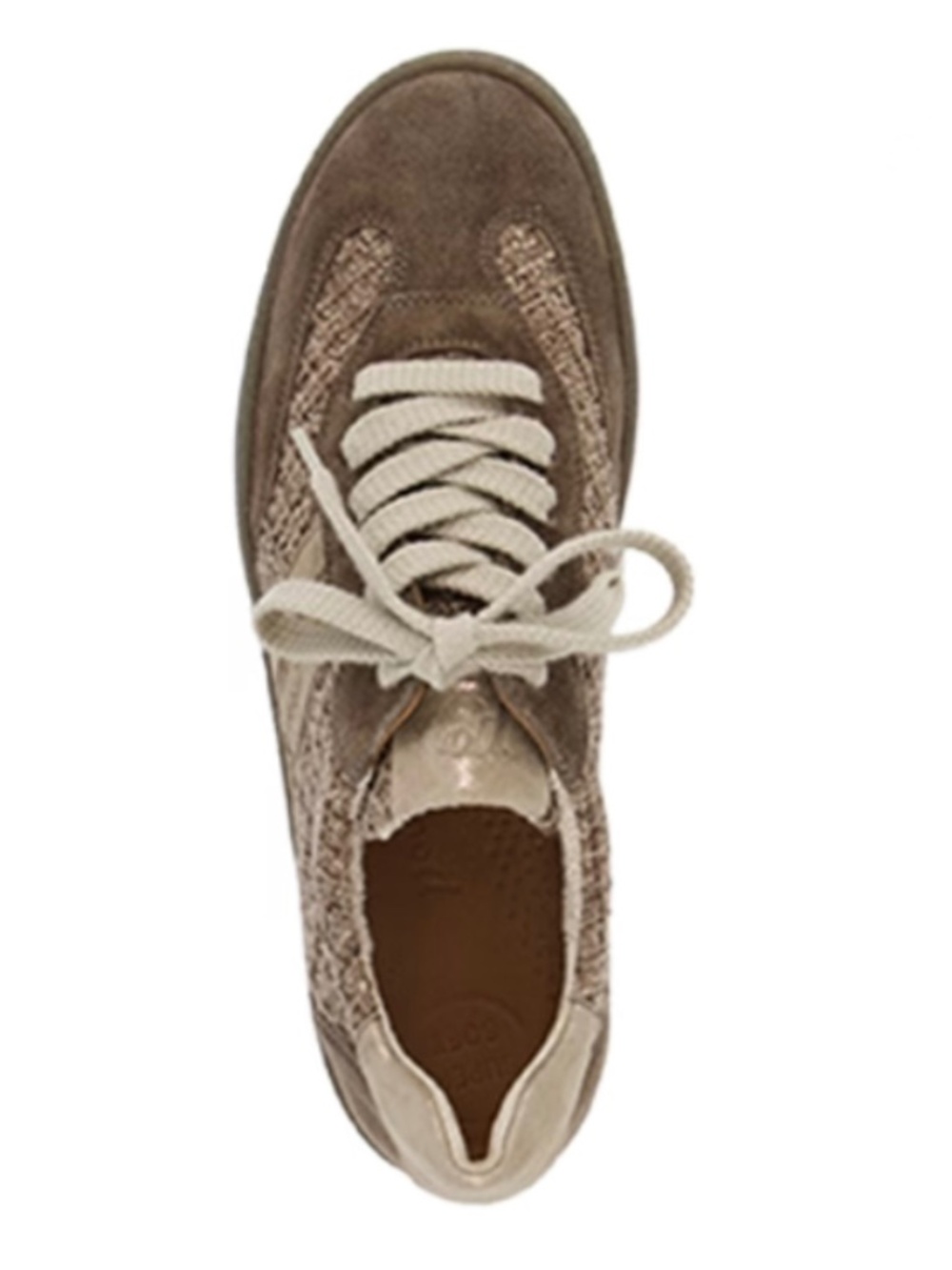 Brown/ metallic Combo Sneaker. Women’s US sizes.  New in Box.